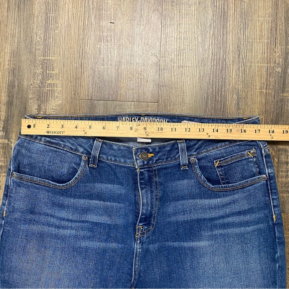Harley-Davidson Curvy Boot‎ Cut Blue Jeans - Picture 10 of 16
